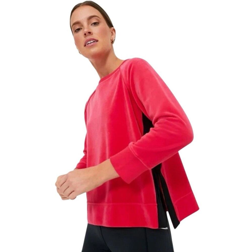 TUCKERNUCK XXL TNUCK SPORT Hot Pink Velour Maggie Pullover Fits 14 16 18 20